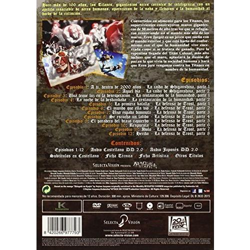ファッション通販 進撃の巨人 Tv版 コンプリート Dvd Box1 1 12話 300分 しんげきのきょじん 諫山創 アニメ Dvd Import P 並行輸入 クリアランス販売 Leakuwait Com