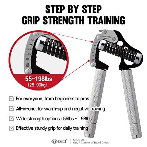 GD IRON GRIP EXT 90 ハンドグリップ 25~90kg 握力トレーニング 負荷調整とグリップ幅調整が可能 並行輸入｜good-quality｜04