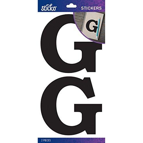 EK Sticko ステッカー ベーシック ブラック モノグラム G 並行輸入