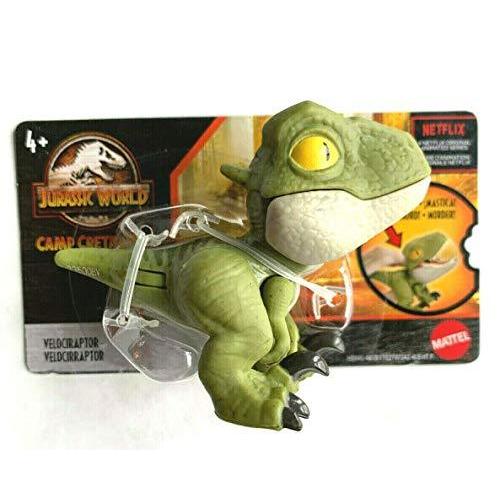 フィギュア ジュラシックワールド 2021 キャンプ白亜麻スナップスクワッド ヴェロキラプトル グリーン Netflix 2インチ チャ 並行輸入