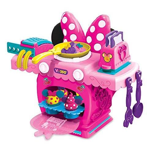 ミニーマウス デラックスキッチンセット おもちゃ ねんど おままごと クッキング ディズニー 女の子 プレゼント 4歳以上 並行輸入 