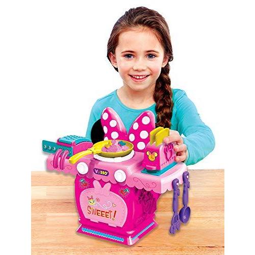 ミニーマウス デラックスキッチンセット おもちゃ ねんど おままごと クッキング ディズニー 女の子 プレゼント 4歳以上 並行輸入 