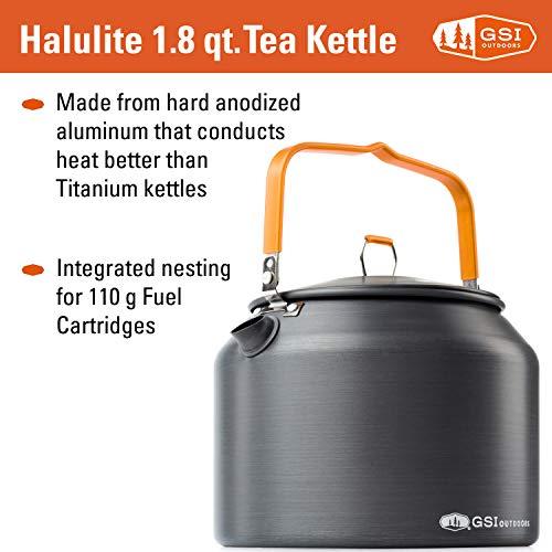 GSI Outdoors Halulite Tea Kettle 1.8 qt. 141 並行輸入｜good-quality｜02
