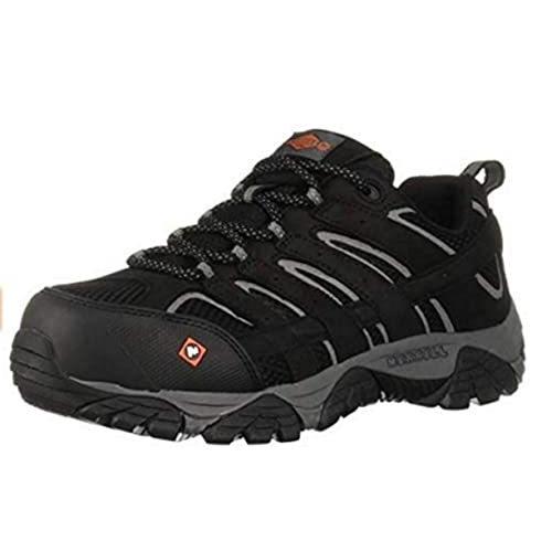 Merrell メンズ Moab Vertex Vent コンポジットトゥ インダストリアルシューズ ブラック 10.5 Wide 並行輸入