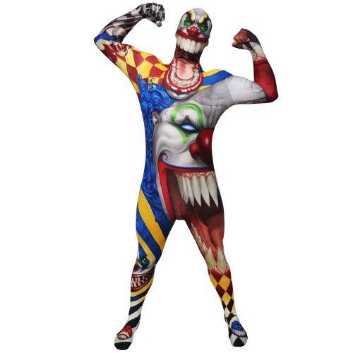 Monster Collection The Clown Morphsuit Adult Costume モンスター・コレクションザ・ピ 並行輸入 :good644ce007f5:Good Quality