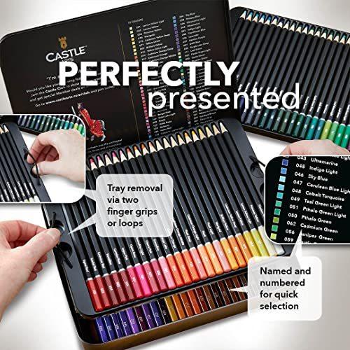 Castle Art Supplies 72 Watercolor Pencils Set for Adults and Profess 並行輸入｜good-quality｜02