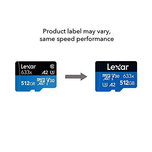 Lexar 100MB/s 633x MicroSDXC 512GB with adapter UHS-1 U3 V30 A2512GB 並行輸入｜good-quality｜02