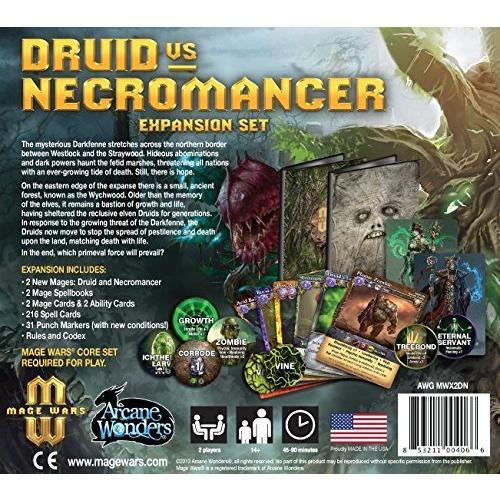 【信頼】 アーケインワンダーズメイジウォーズドルイドvsネクロマンサー、ブラックMage Wars: Druid vs. Necromancer 並行輸入