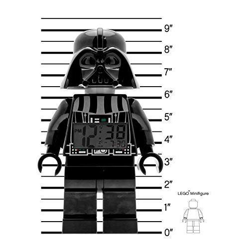 レゴ　スターウォーズ/leg0 STAR WARS ダースベイダー 目覚まし時計 並行輸入 ダースベイダーの頭を押すと
