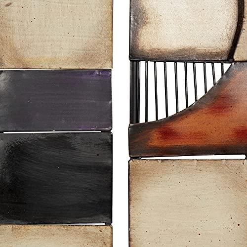 【、ページ】 Benzara 99144 Metal Wall Plaque Unique Wall Decor Multicolor