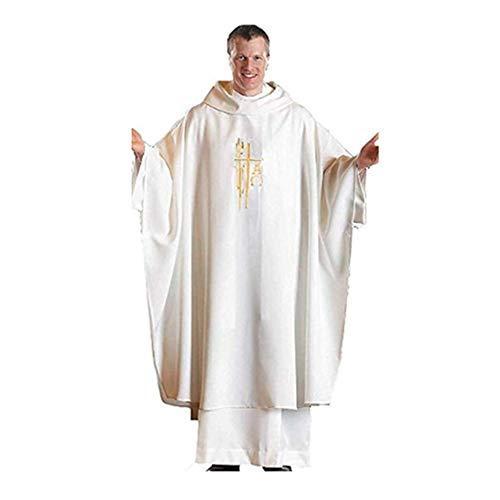ローマ教皇 修道士 神父 カズラ チャジブル 司祭 カトリック 聖公会 ミサ ポンチョ 大人 並行輸入