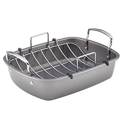 Circulon Nonstick Bakeware 17-Inch by 13-Inch Roaster with U-Rack by 並行輸入