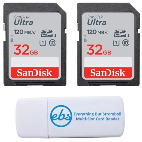 SanDisk 32GB SDHC SD Ultra Memory Card Two Pack Works with Canon EOS 並行輸入