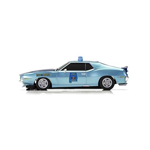 Scalextric アメリカ警察 チェイス AMC ジャベリン vs ダッジ チャレンジャー ポリス カー 1:32 スロット カー  並行輸入