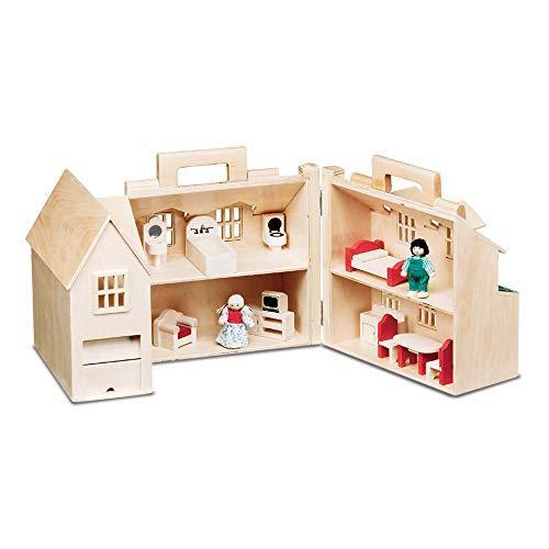 メリッサ ・ ダグMelissa & Doug Fold Go Dollhouse 786 並行輸入 安い
