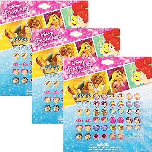 ディズニーDisney Princess Kids 24pair Sticker Earrings 3278830  並行輸入
