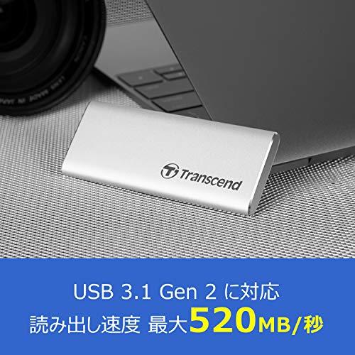 Transcend 外付けSSD 480GB USB3.1Gen2Type-A/Type-C 対応 ポータブルSSD TS480GESD 並行輸入｜good-quality｜04