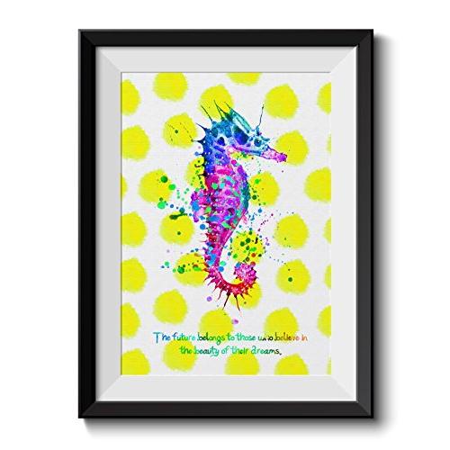 Uhomate4個海の動物ピンクのクラゲアート - 海の亀の装飾 - ピンクのタコのアート - ピンクのシホルスの装飾抽象的なアートホー 並行輸入｜good-quality｜05