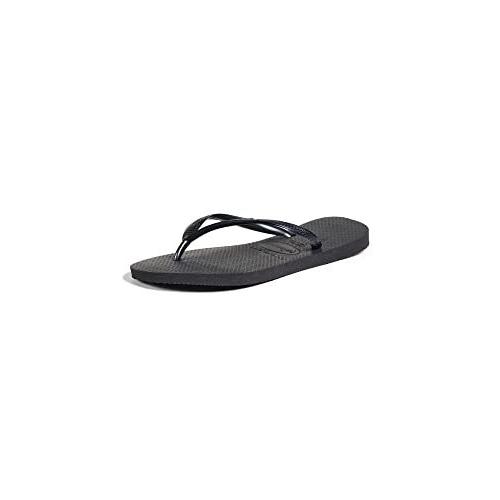 Havaianasハワイアナス レディース Slimスリム ビーチサンダル US サイズ: 11-12 カラー: ブラック 並行輸入｜good-quality