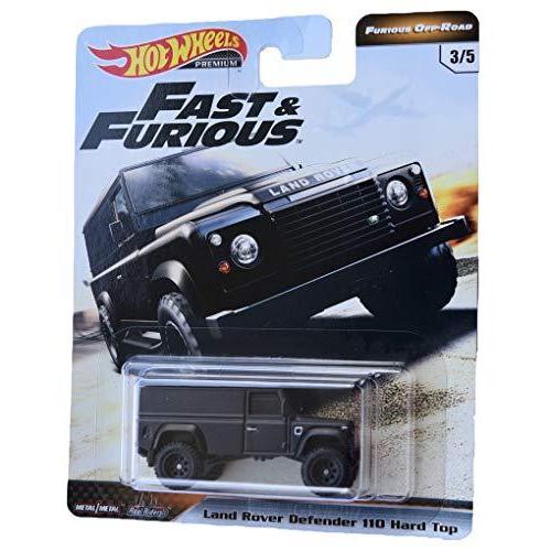 Hot Wheels Furious オフロード ランドローバー ディフェンダー 110 ハードトップ 3/5 ブラック 並行輸入｜good-quality