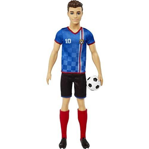 バービー サッカードール ケン Ken Soccer Doll Cropped Hair Colorful #10 Uniform 並行輸入