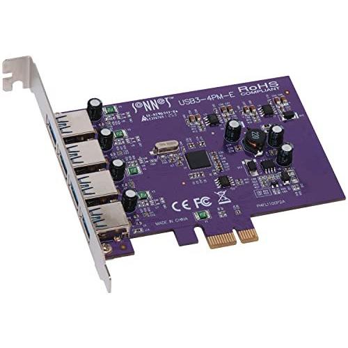 Sonnet Technologies USB3-4PM-E Allegro USB 3.0 PCIe Card 4 charging 並行輸入