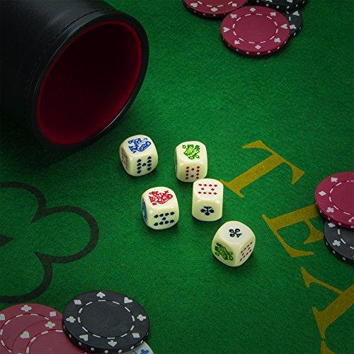 Bulkブロック100のPoker Dice   Great for Travel by Brybelly 並行輸入｜good-quality｜04