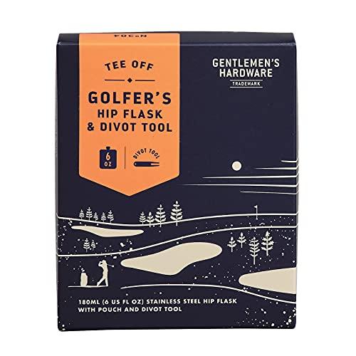 Gentlemen's Hardware ゴルファーのヒップフラスコ&ディボットツールギフトセット ブルー ワンサイズ 並行輸入｜good-quality｜02