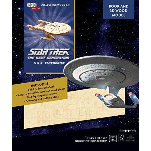 Star Trek The Next Generation: U.S.S. Enterprise Book and 3D Wood Mo 並行輸入｜good-quality｜07
