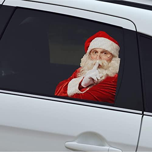 YIXIN 2ピース クリスマスカー リアウィンドウ ステッカー サンタクロース カーステッカー 面白いカーステッカー カーウィンドウス 並行輸入｜good-quality｜07