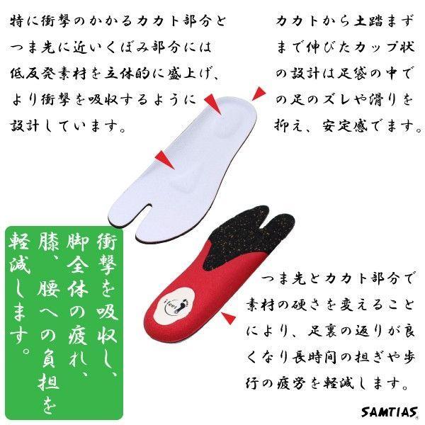 インソール メンズ 中敷き 地下足袋 わらじ掛け用 低反発中敷