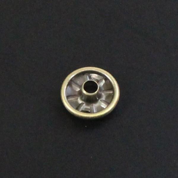 ハートマーク 特大カシメ 12mm アンティック 大足8mm 座大9mm 10セット入 レザークラフト 革小物 ハンドメイド アクセサリー オリジナル｜good-s-plus｜03