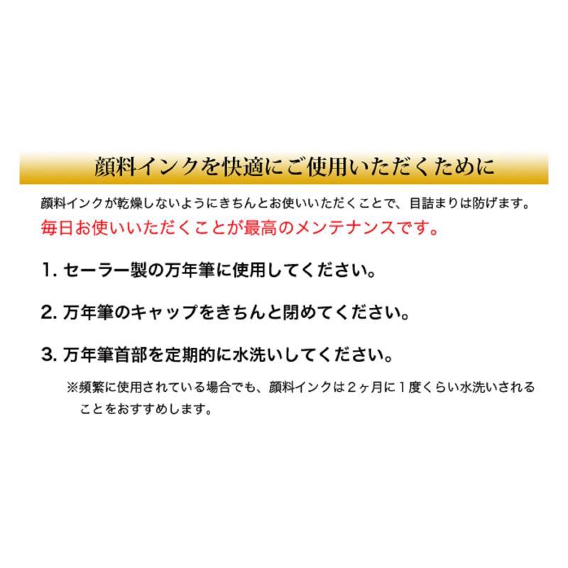 セーラー万年筆 万年筆 顔料ボトルインク 蒼墨 50ml 13-2002-244｜good-smiley｜05