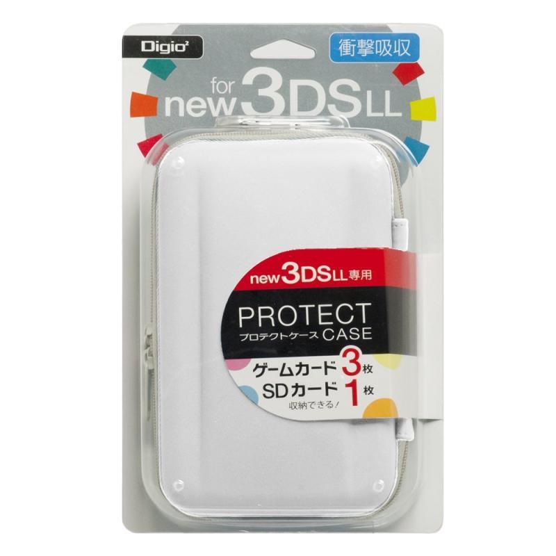 new 3DSLL 用 プロテクトケース ホワイト SZC-3DSLL1401W｜good-smiley｜02