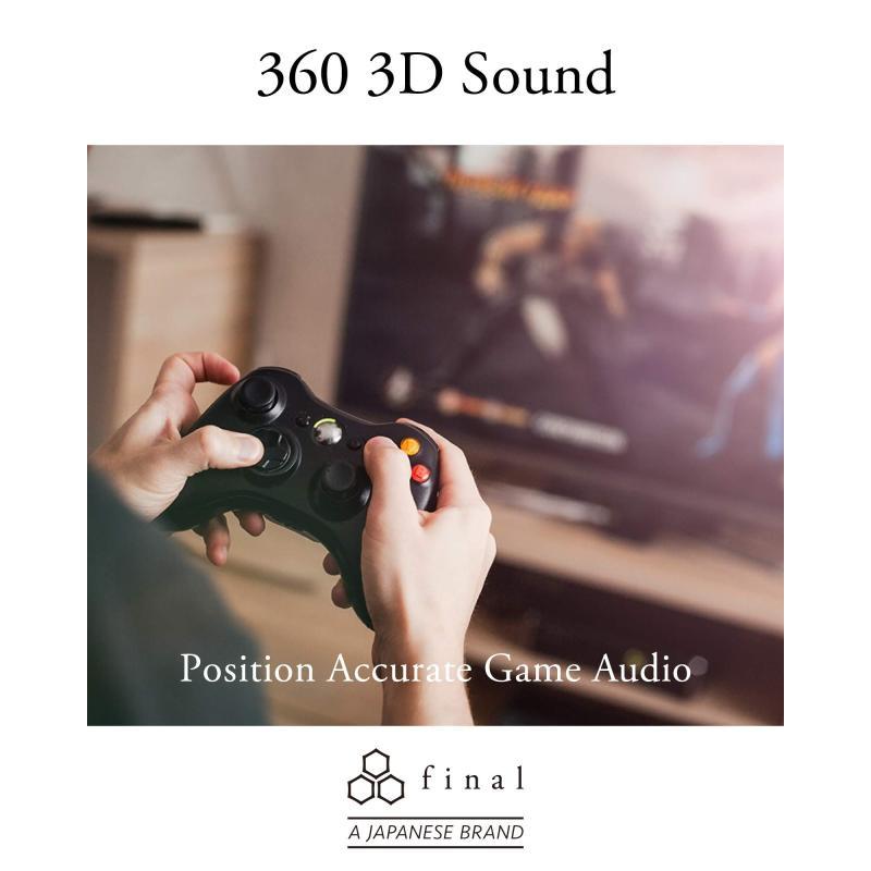 final (ファイナル) E500 カナル型 イヤホン【 VR バイノーラル ASMR 360オーディオ推奨】 ブラック｜good-smiley｜04