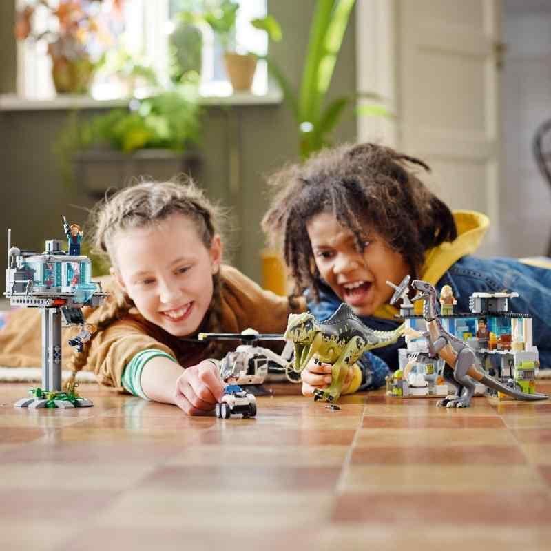 レゴ(LEGO) おもちゃ 恐竜 ジュラシック・ワールド ギガノトサウルスとテリジノサウルスの猛攻撃 76949 ブロック プレゼント きょうりゅう｜good-smiley｜06