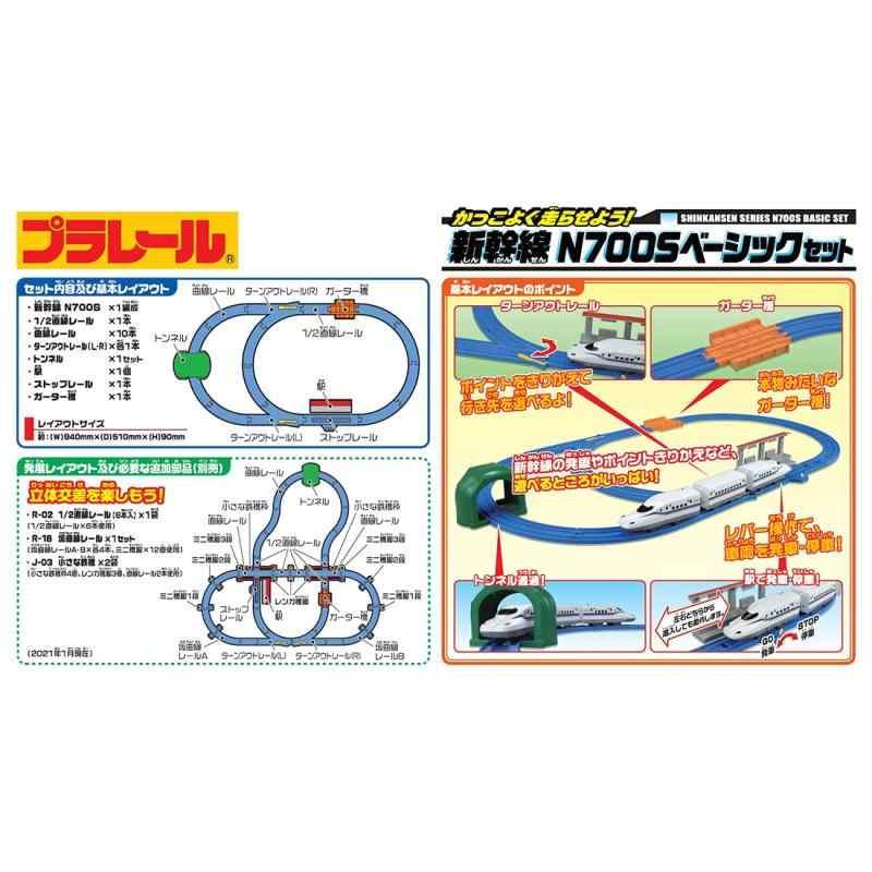 タカラトミー プラレール かっこよく走らせよう 新幹線 N700S ベーシックセット 電車 おもちゃ 3歳以上｜good-smiley｜05