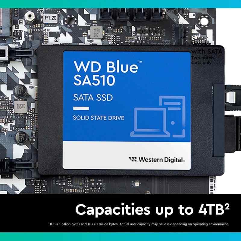 Western Digital 500GB WD Blue SA510 SATA 内蔵ソリッドステートドライブ SSD - SATA III 6Gb/｜good-smiley｜04