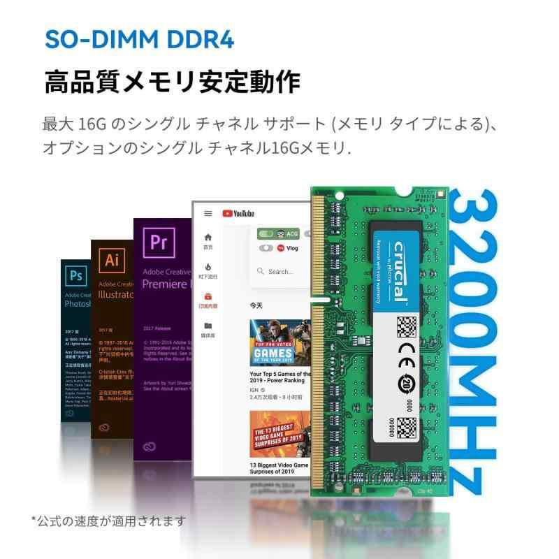 Beelink Mini S12 Pro ミニ Pc 、16GB DDR4 1TB SSD 第12世代プロセッサ N100 4C 4T Up to 3｜good-smiley｜03
