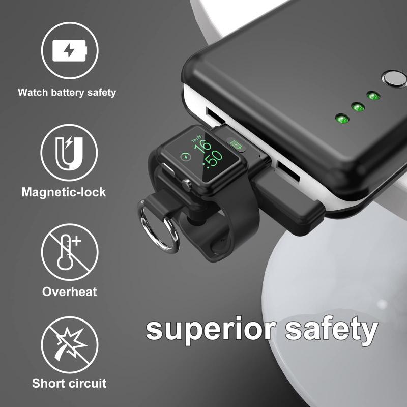 NeotrixQI for Apple Watch充電器 アップルウォッチ 充電器 携帯に便利 コンパクト 磁気吸着式ワイヤレス充電器 内蔵1400m｜good-smiley｜04