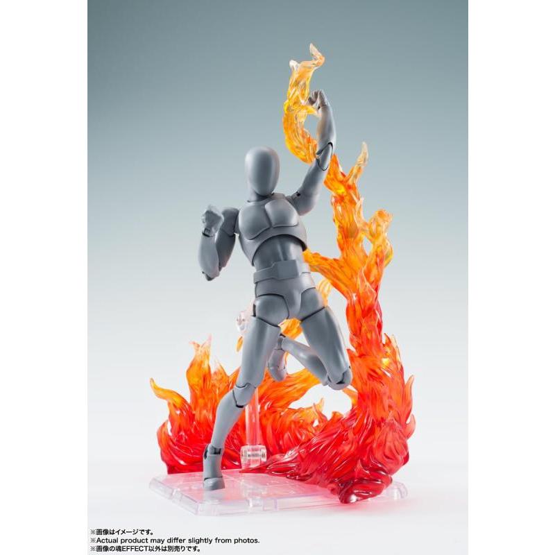 TAMASHII NATIONS 魂EFFECT BURNING FLAME RED Ver. for S.H.フィギュアーツ ノンスケール ABS&｜good-smiley｜05