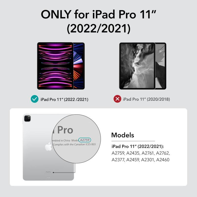 ESR iPad Pro 11インチ ケース (2022/2021)用 第4/3世代対応 ペンシル収納 Apple Pencil 収納可能 Apple｜good-smiley｜02