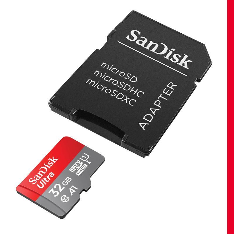 SanDisk (サンディスク) 32GB Ultra microSDHC UHS-I メモリーカード アダプター付き - 120MB/s C10 U｜good-smiley｜02