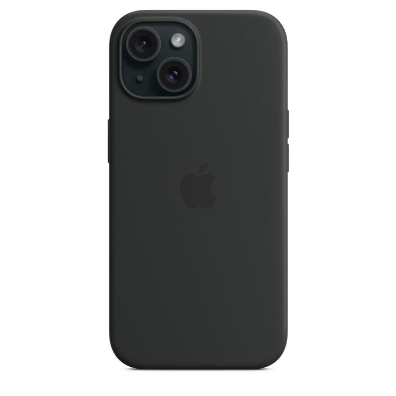 Apple MagSafe対応iPhone 15シリコーンケース - ブラック｜good-smiley｜02