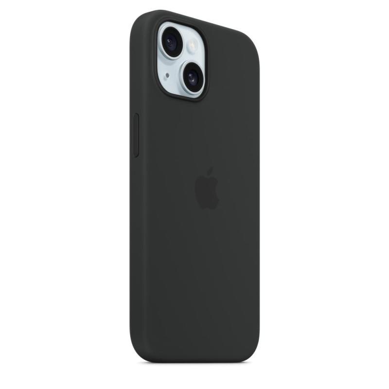 Apple MagSafe対応iPhone 15シリコーンケース - ブラック｜good-smiley｜03