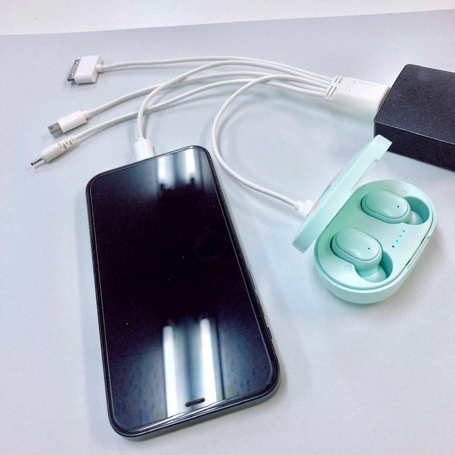 Dockケーブル USB 5in1 充電 minib microb lightning