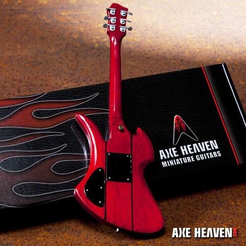 [新品]Axe Heaven Slash B.C. Rich 1979 Red Stained Mockingbird Mini Guitar Replica Collectible SL-164 (ミニチュアギター/スラッシュ/モッキンバード )の画像