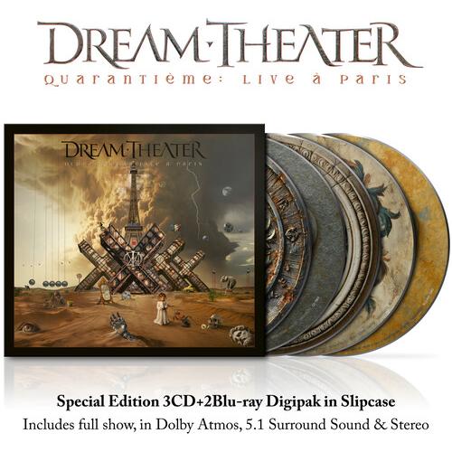 輸入盤CD][新品]DREAM THEATER / QUARANTIEME: LIVE A PARIS (w/Blu