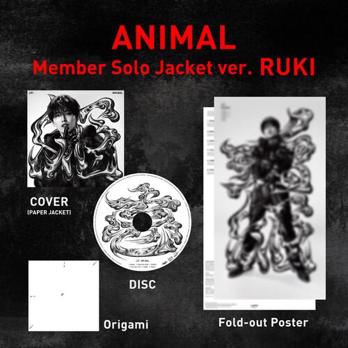 輸入盤CD][新品]JO1 / ANIMAL: MEMBER SOLO JACKET VER RUKI (2026/10