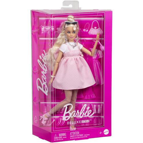 フィギュアなど][新品]BARBIE DELUXE STYLE with Blond Hair in Top